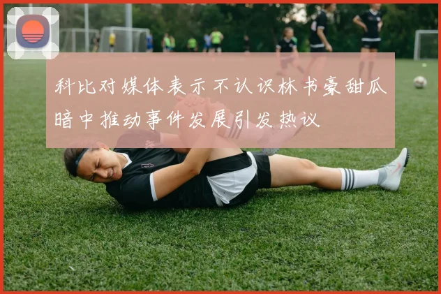 科比对媒体表示不认识林书豪甜瓜暗中推动事件发展引发热议